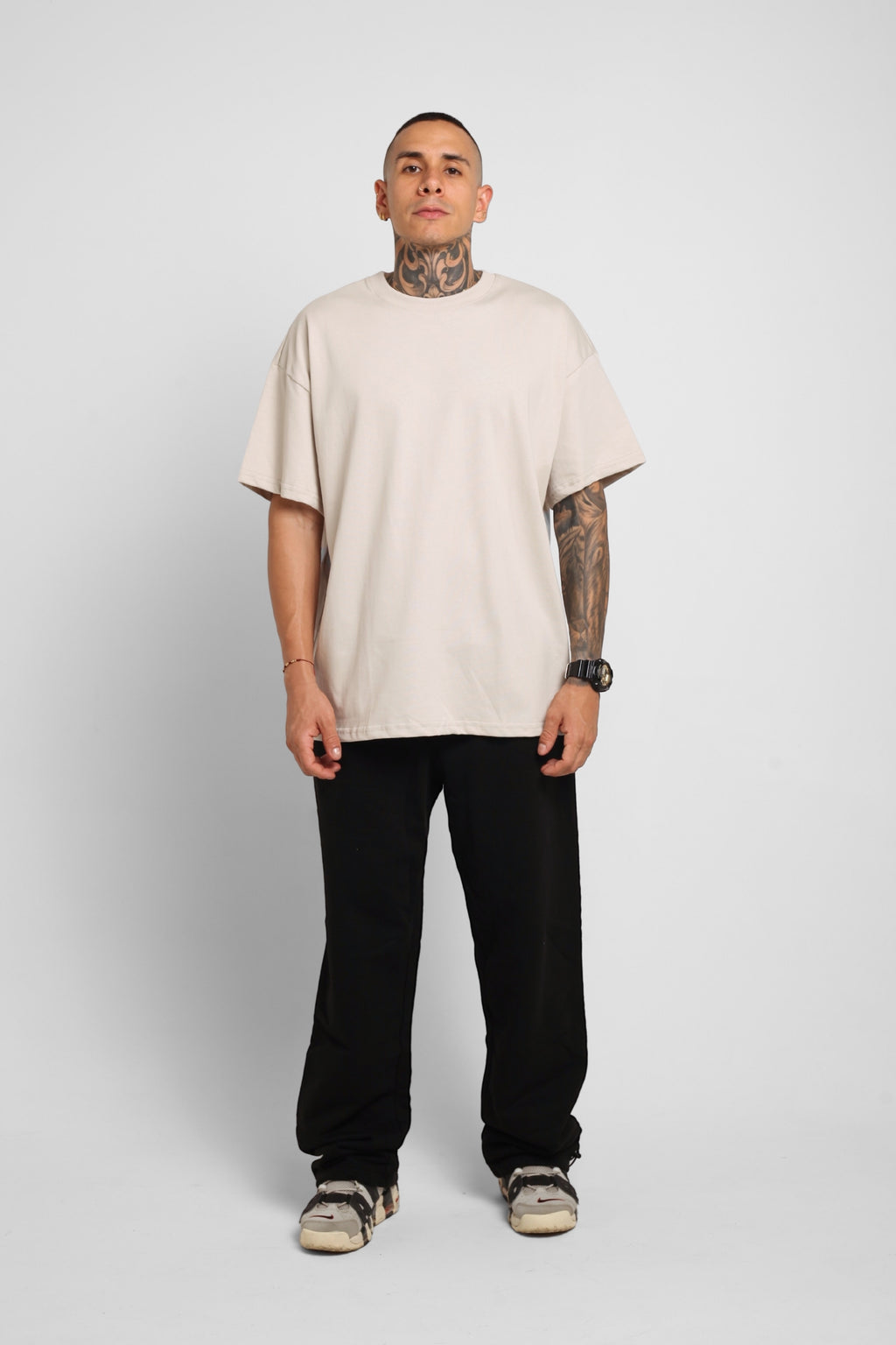 Camiseta Oversize Beige 250G