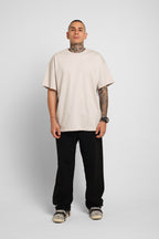 Camiseta Oversize Beige 250G