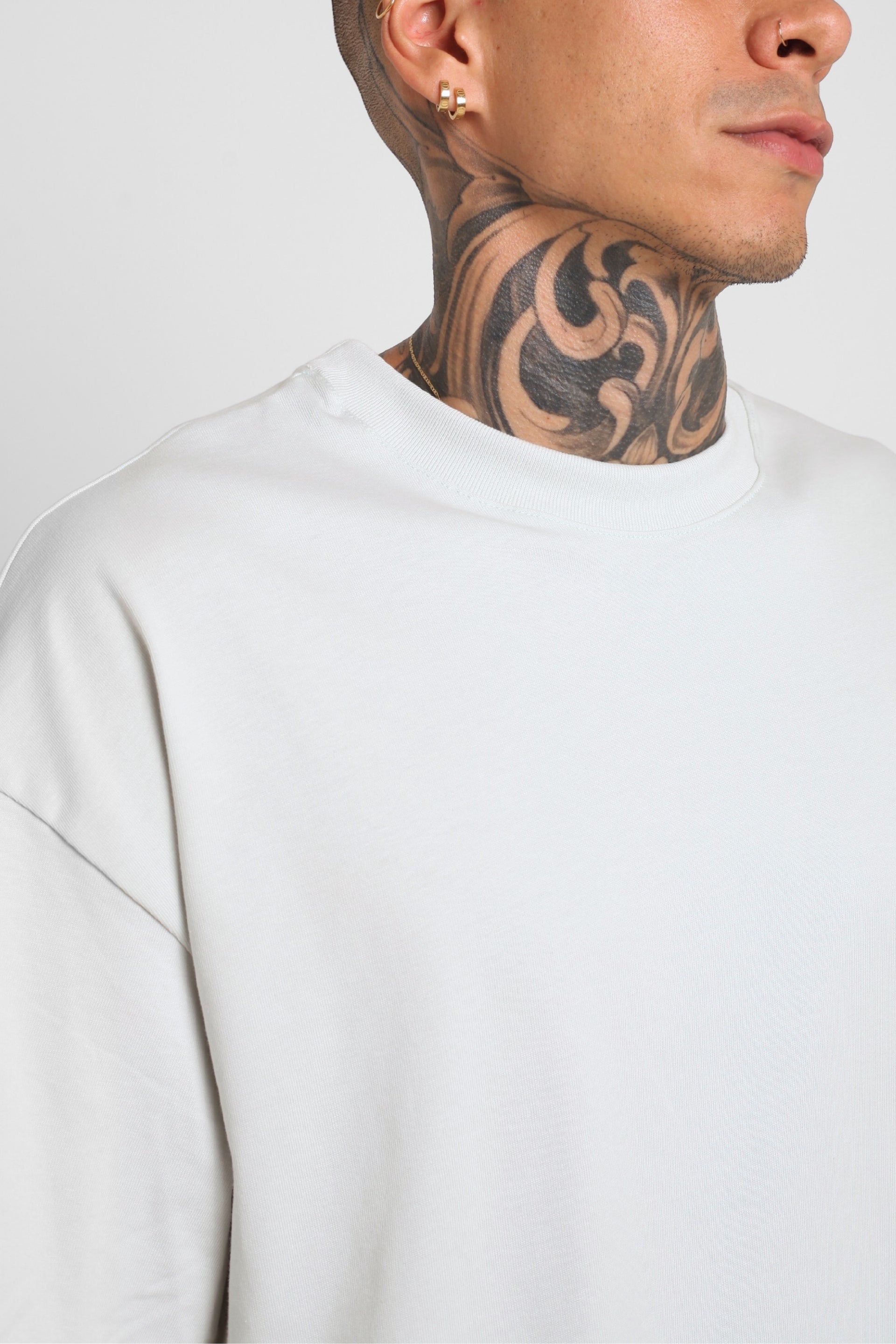 Camiseta Oversize Gris 250G