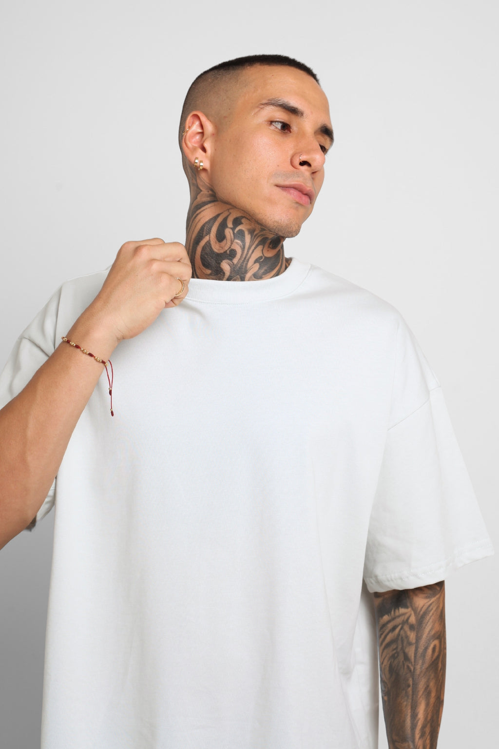 Camiseta Oversize Gris 250G