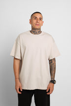 Camiseta Oversize Beige 250G