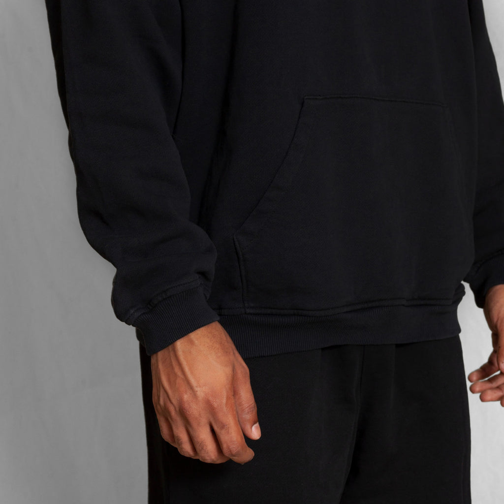 Buzo Hoodie Negro 400G