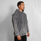 Buzo Hoodie Acid wash Negro 400G