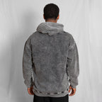 Buzo Hoodie Acid wash Negro 400G