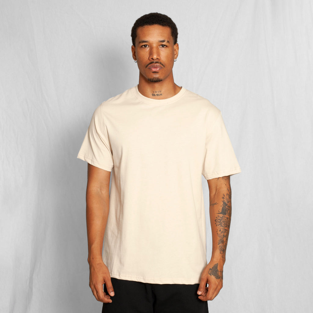Camiseta Regular Fit Beige 200G