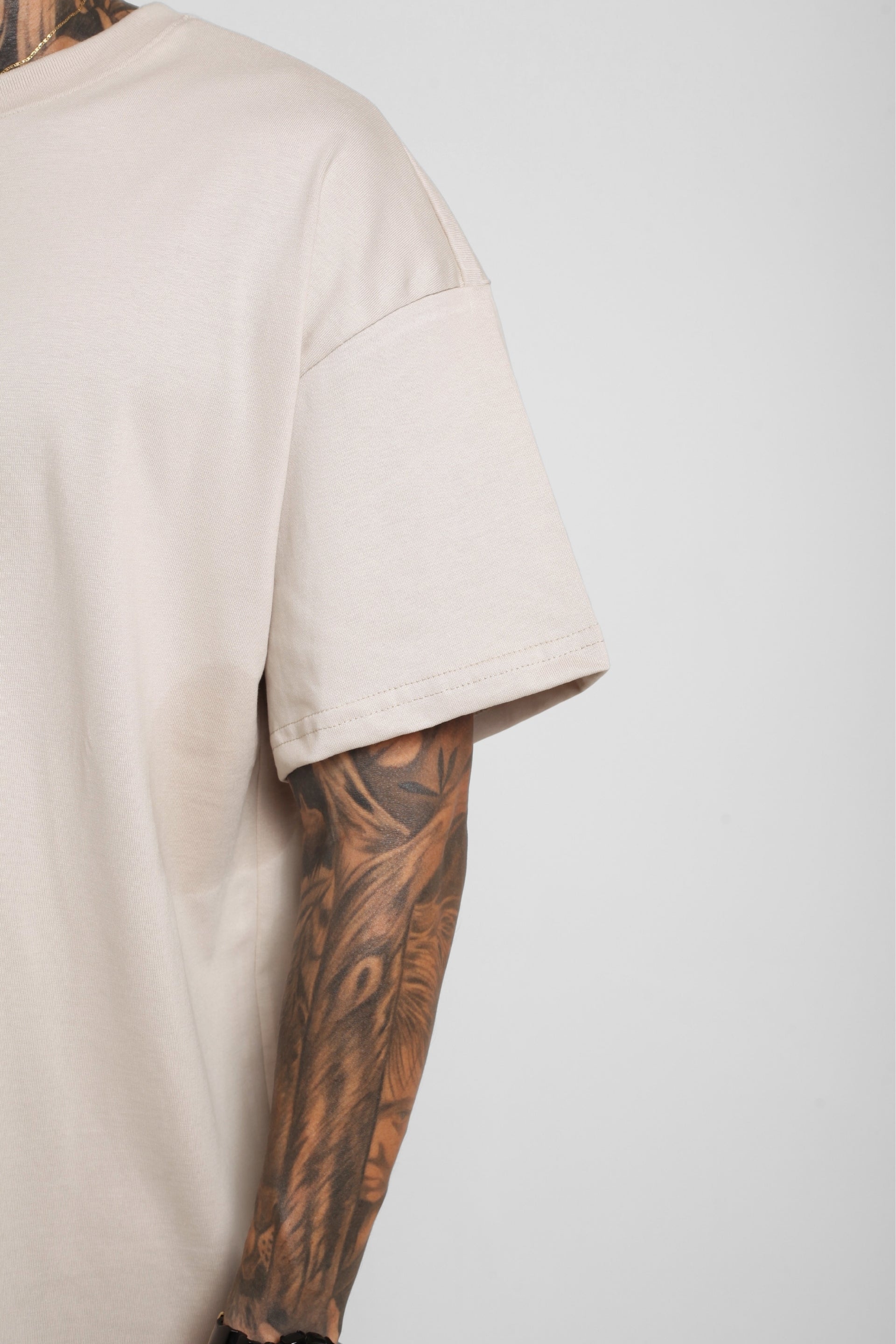 Camiseta Oversize Beige 250G