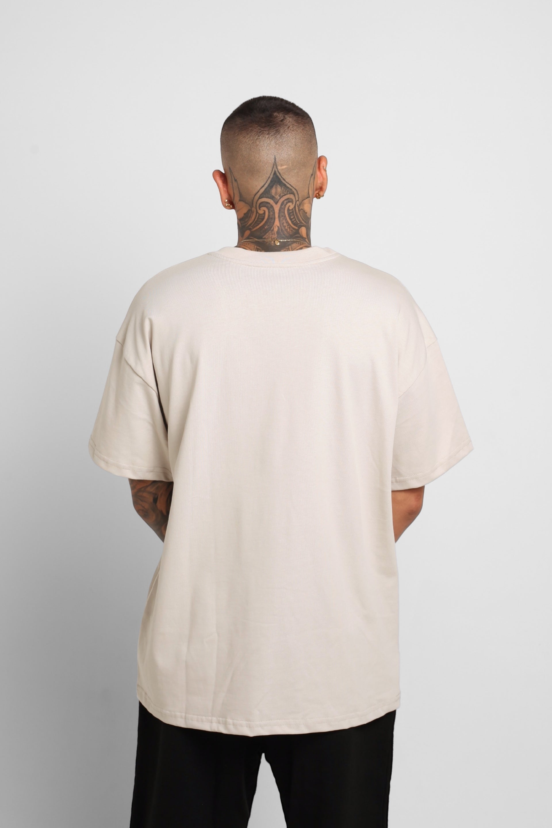 Camiseta Oversize Beige 250G