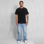 Camiseta Regular Fit Negra 200G