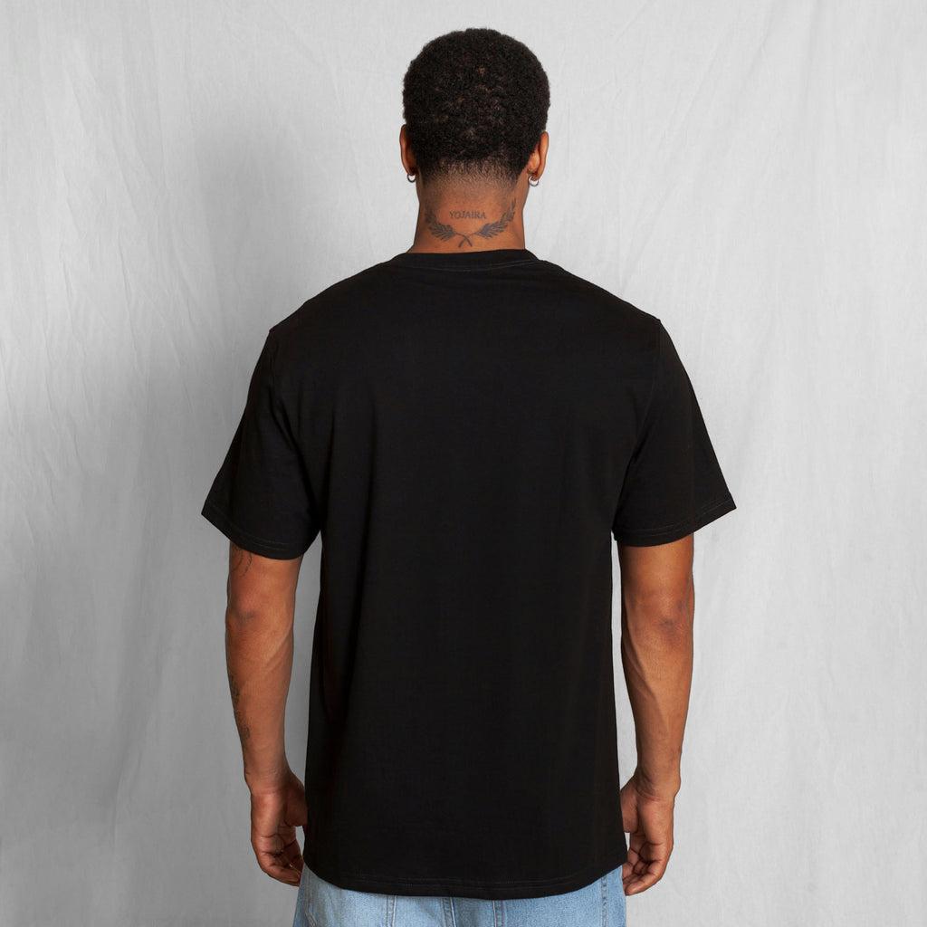 Camiseta Regular Fit Negra 200G