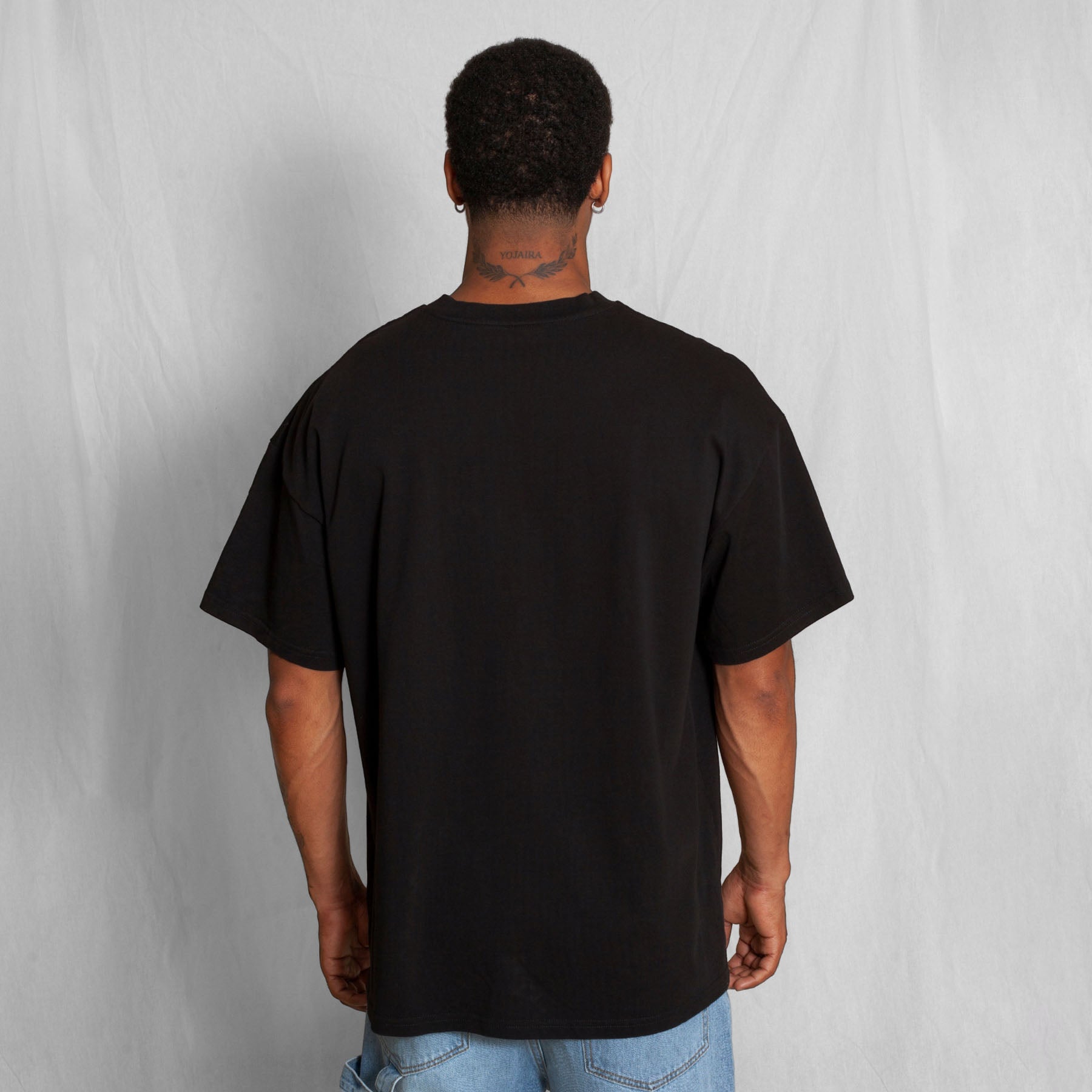 Camiseta Oversize Negra 250G