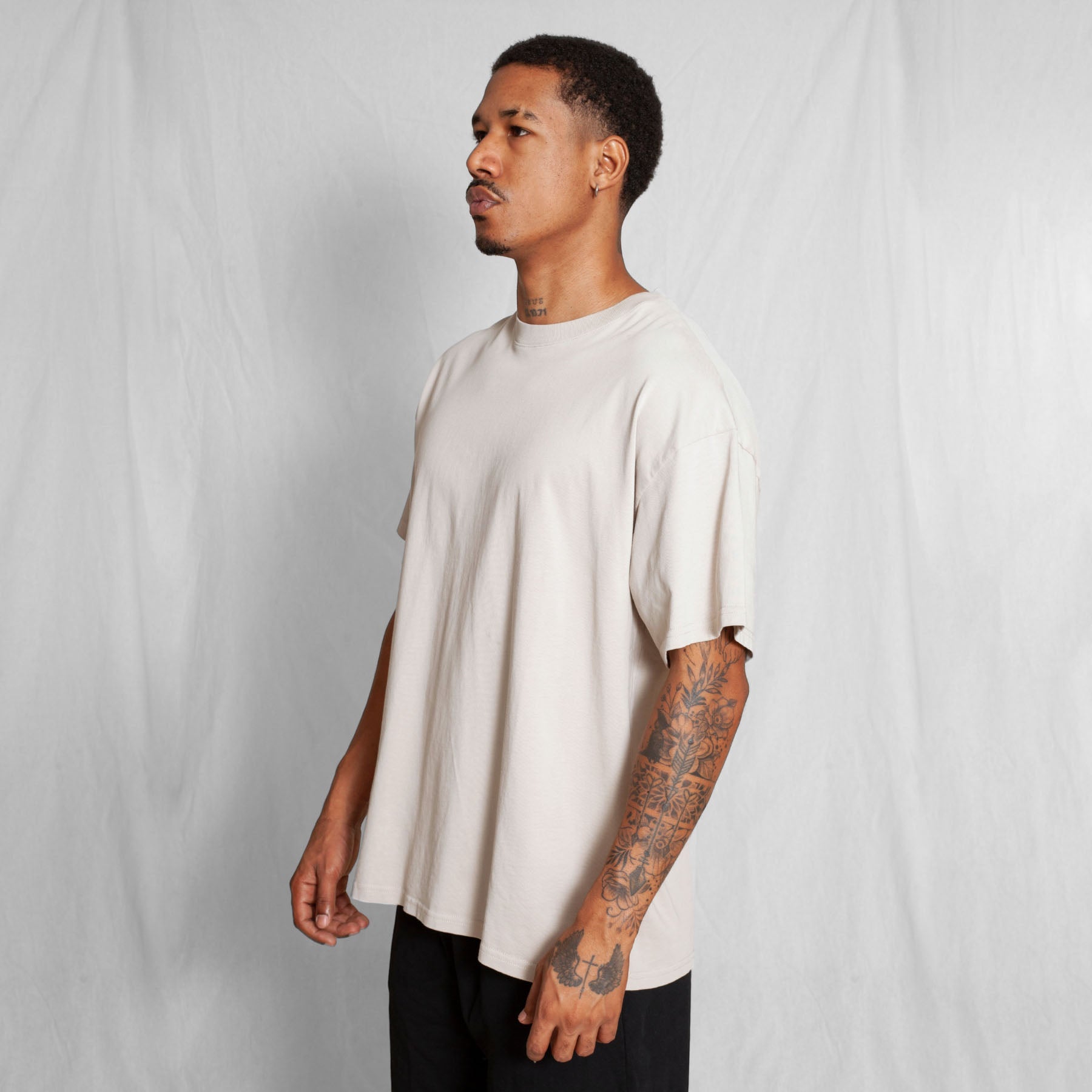 Camiseta Oversize Beige 250G