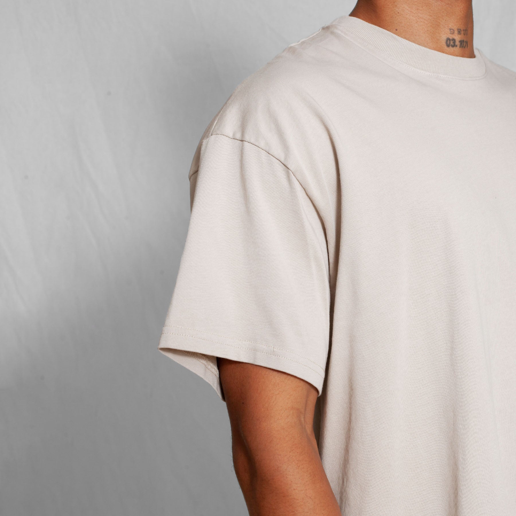 Camiseta Oversize Beige 250G