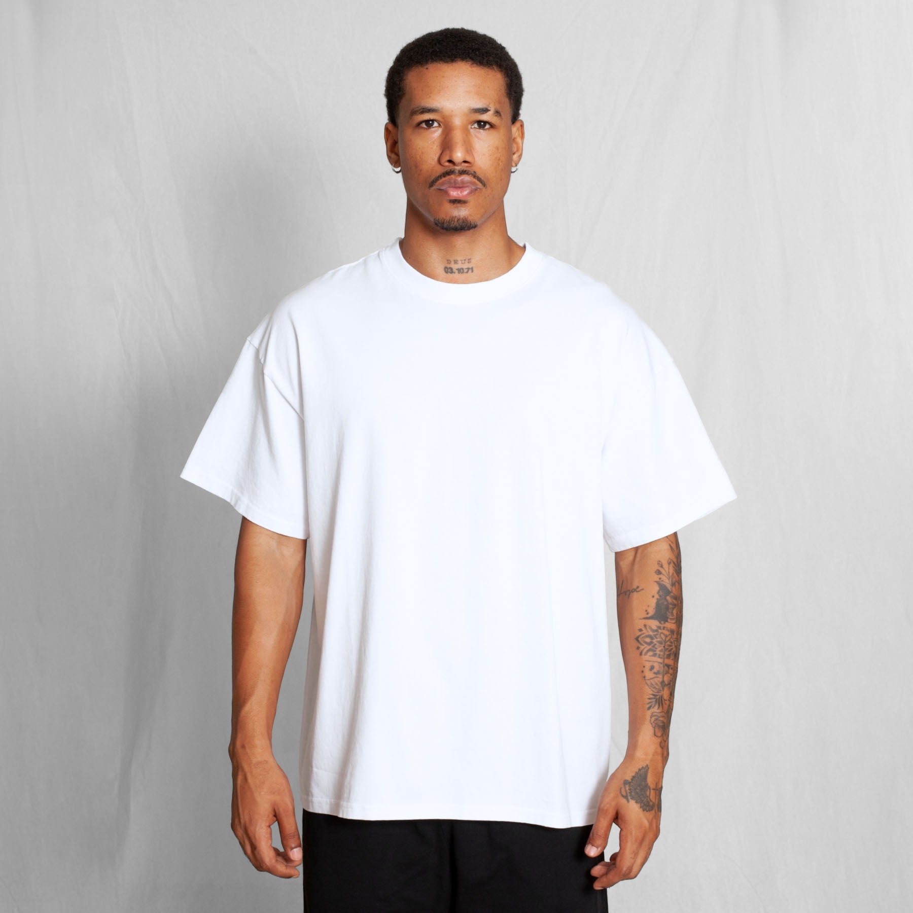 Camiseta Oversize Blanca 250G