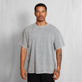Camiseta Oversize Acid Wash Gris 250G