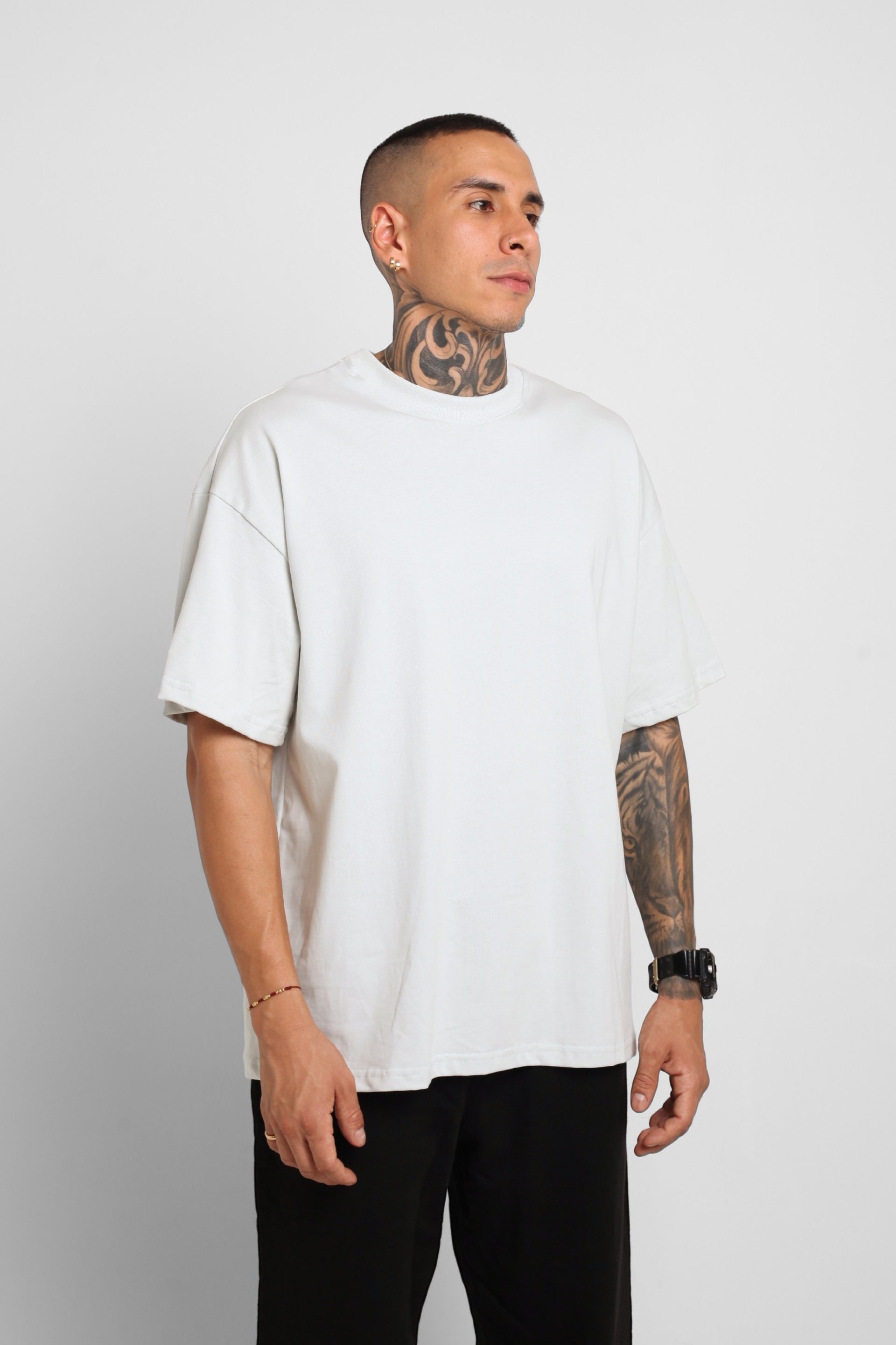 Camiseta Oversize Gris 250G