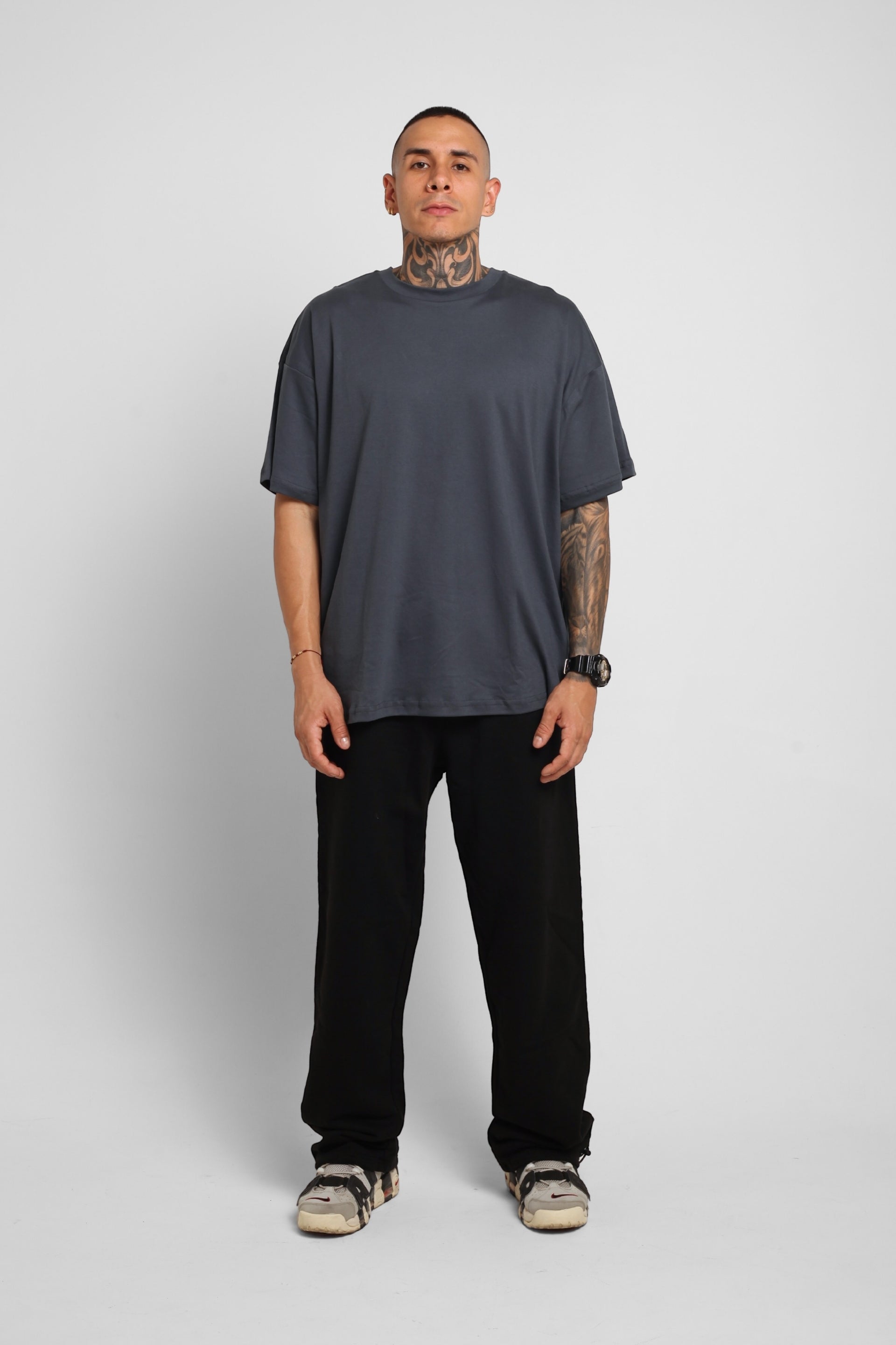 Camiseta Oversize Azul 190G