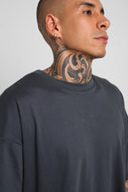 Camiseta Oversize Azul 190G