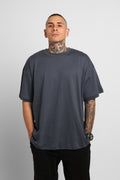Camiseta Oversize Azul 190G