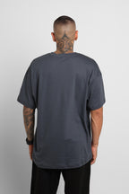 Camiseta Oversize Azul 190G