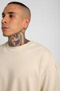 Camiseta Oversize Beige 190G