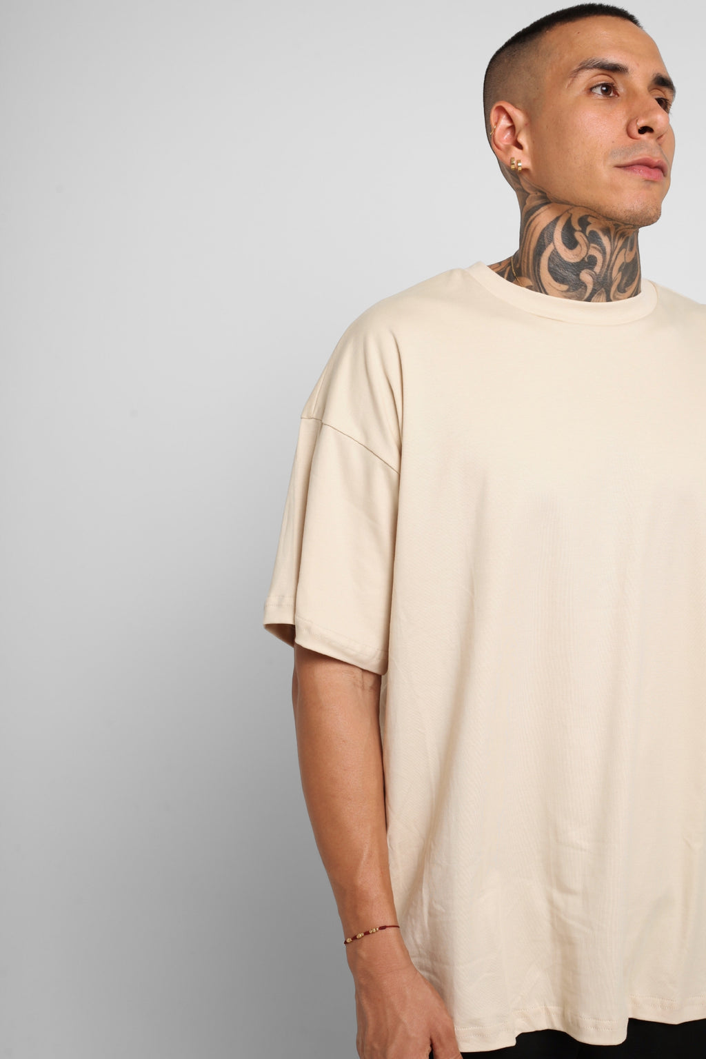Camiseta Oversize Beige 190G
