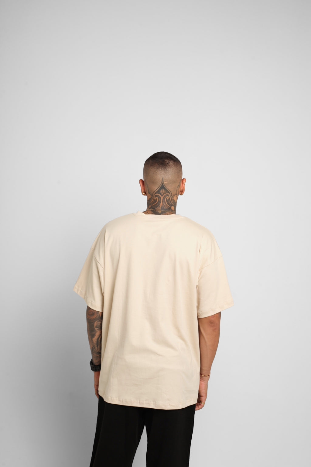 Camiseta Oversize Beige 190G
