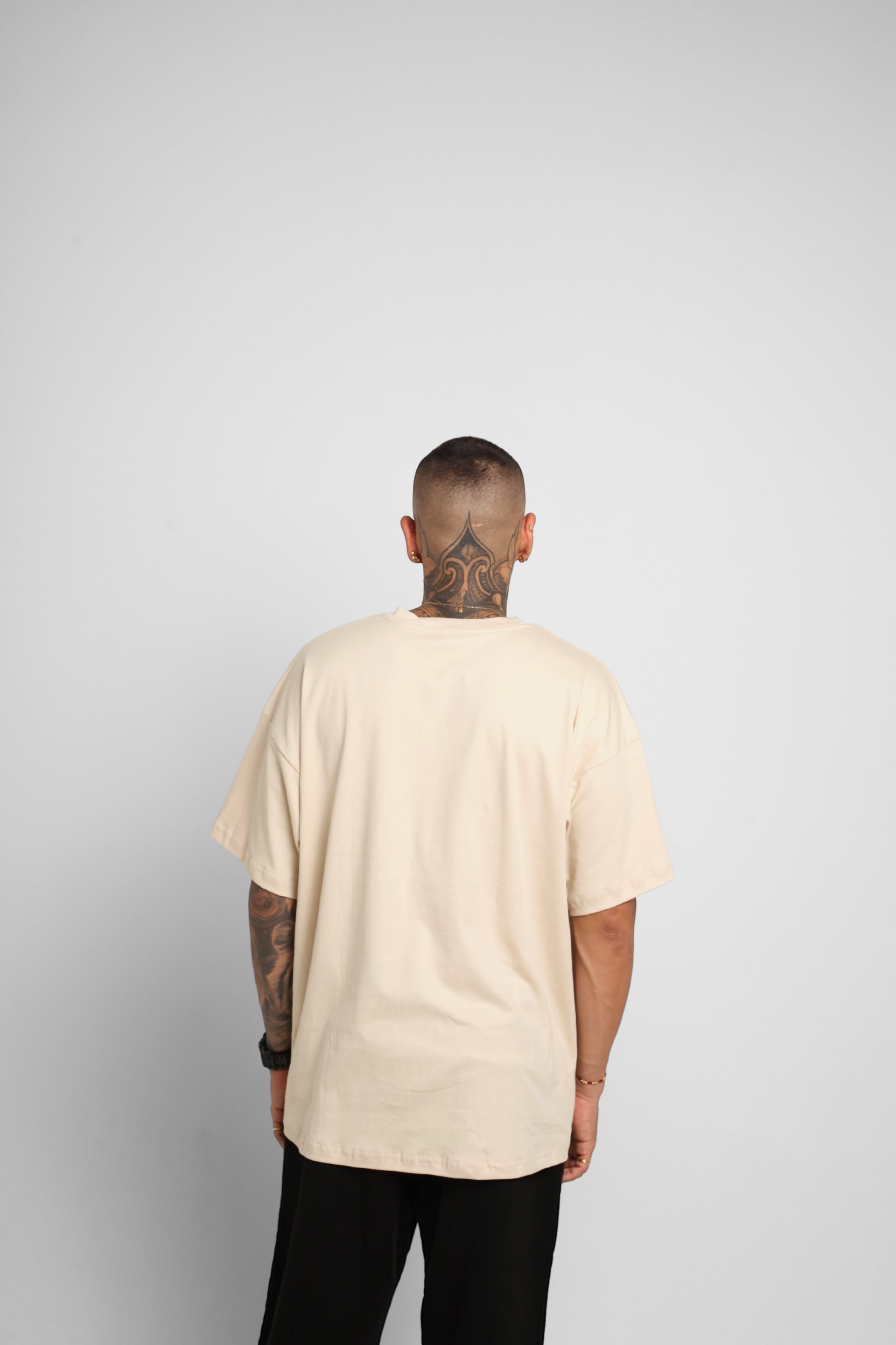 Camiseta Oversize Beige 190G