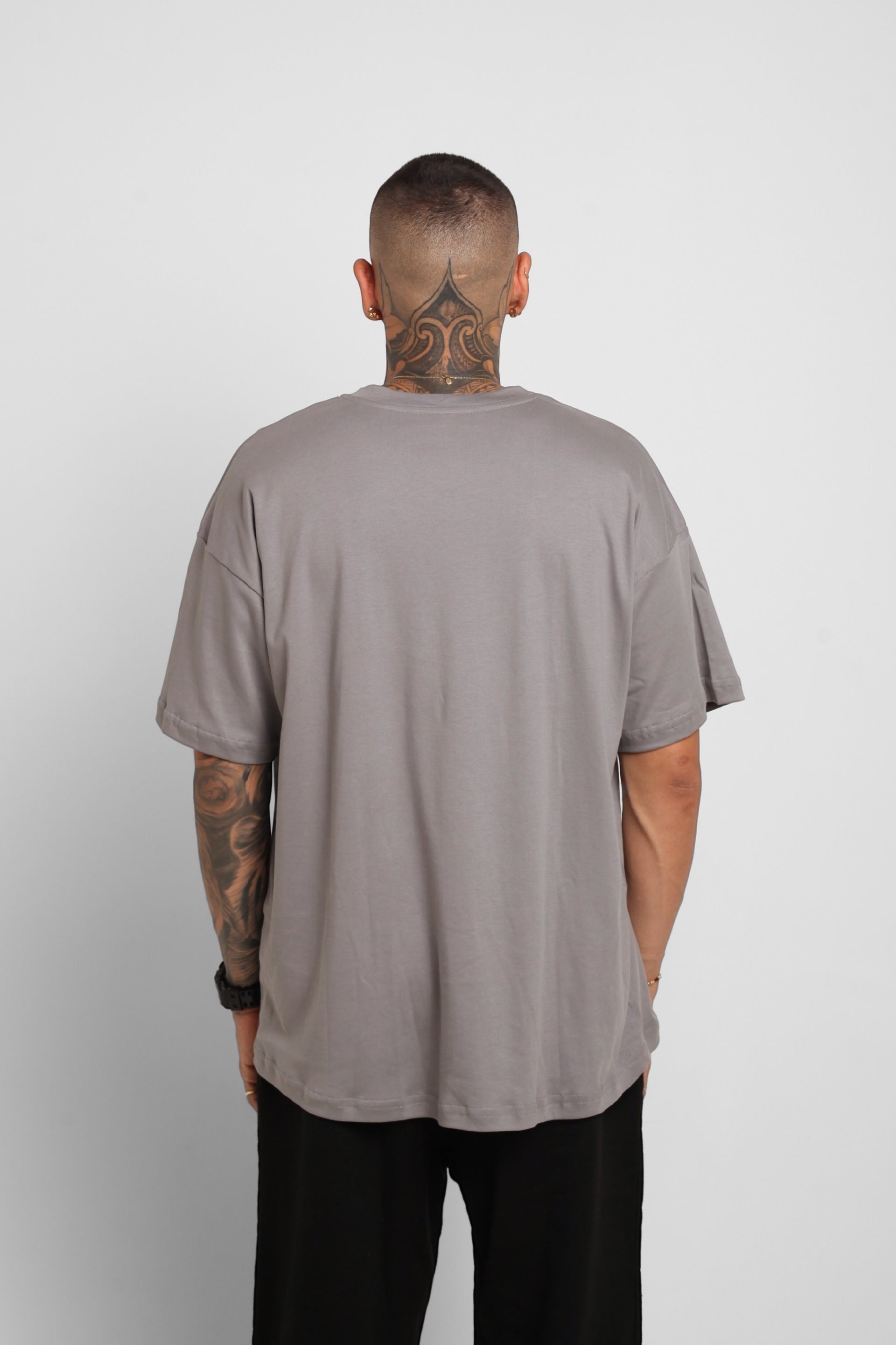 Camiseta Oversize Gris 190G