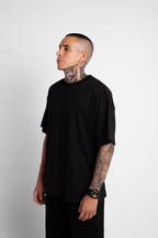 Camiseta Regular Fit Negra 200G