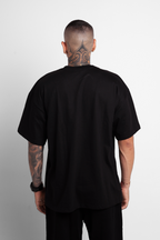 Camiseta Regular Fit Negra 200G