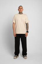 Camiseta Regular Fit Beige 200G