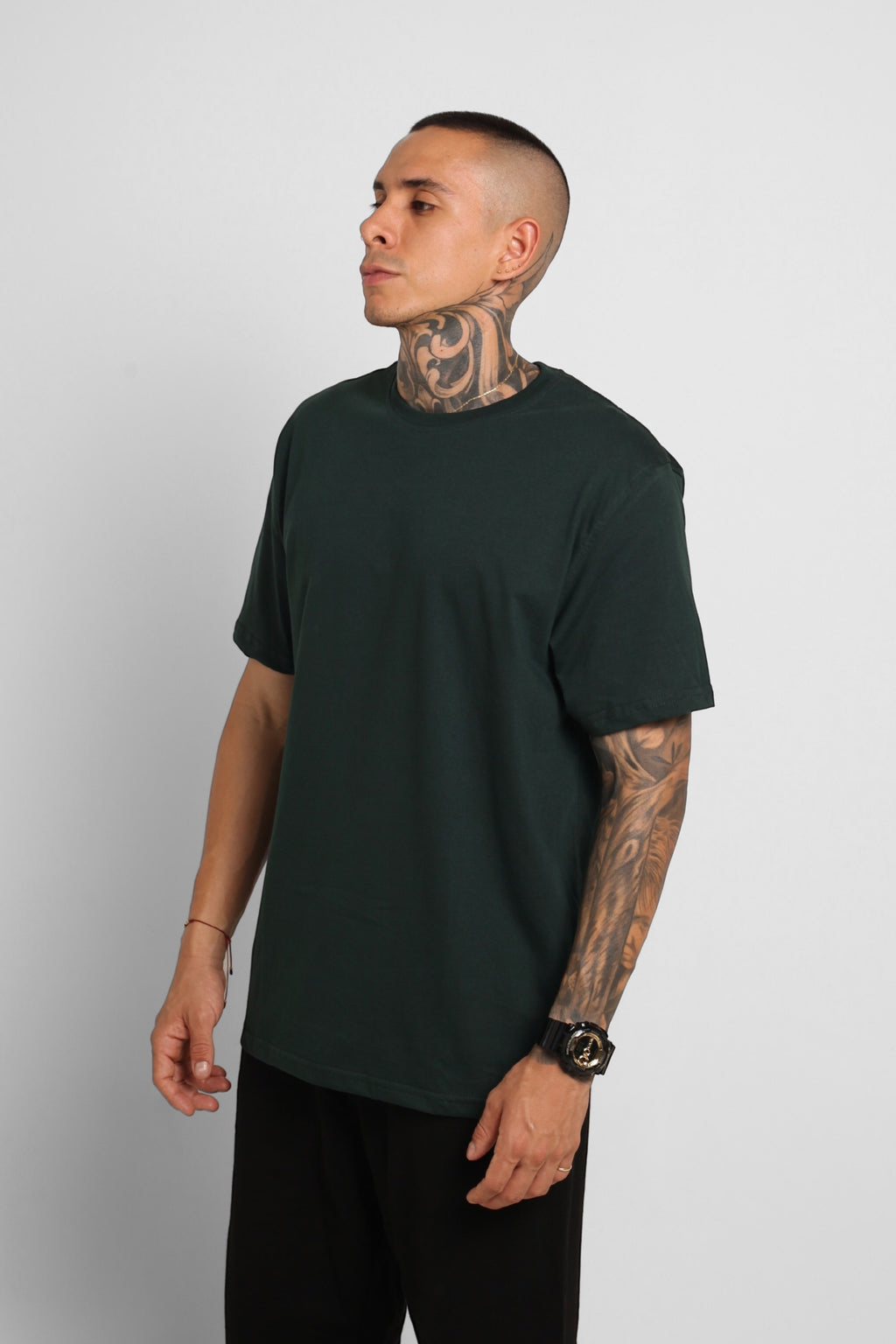 Camiseta Regular Fit Verde 200G