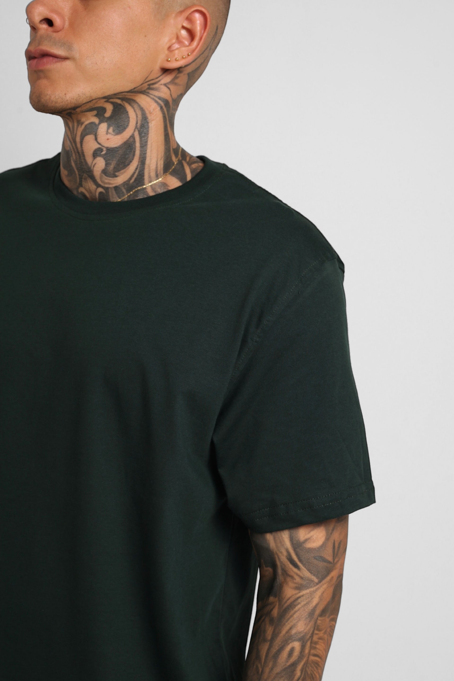 Camiseta Regular Fit Verde 200G
