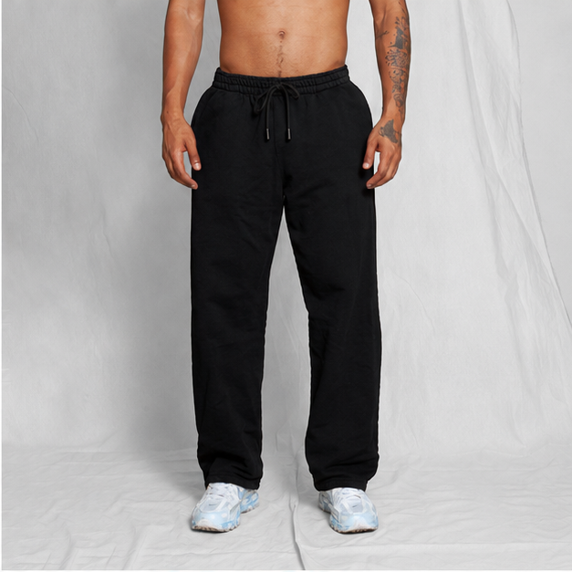 Sudadera Bota Recta Unisex Negra 400G